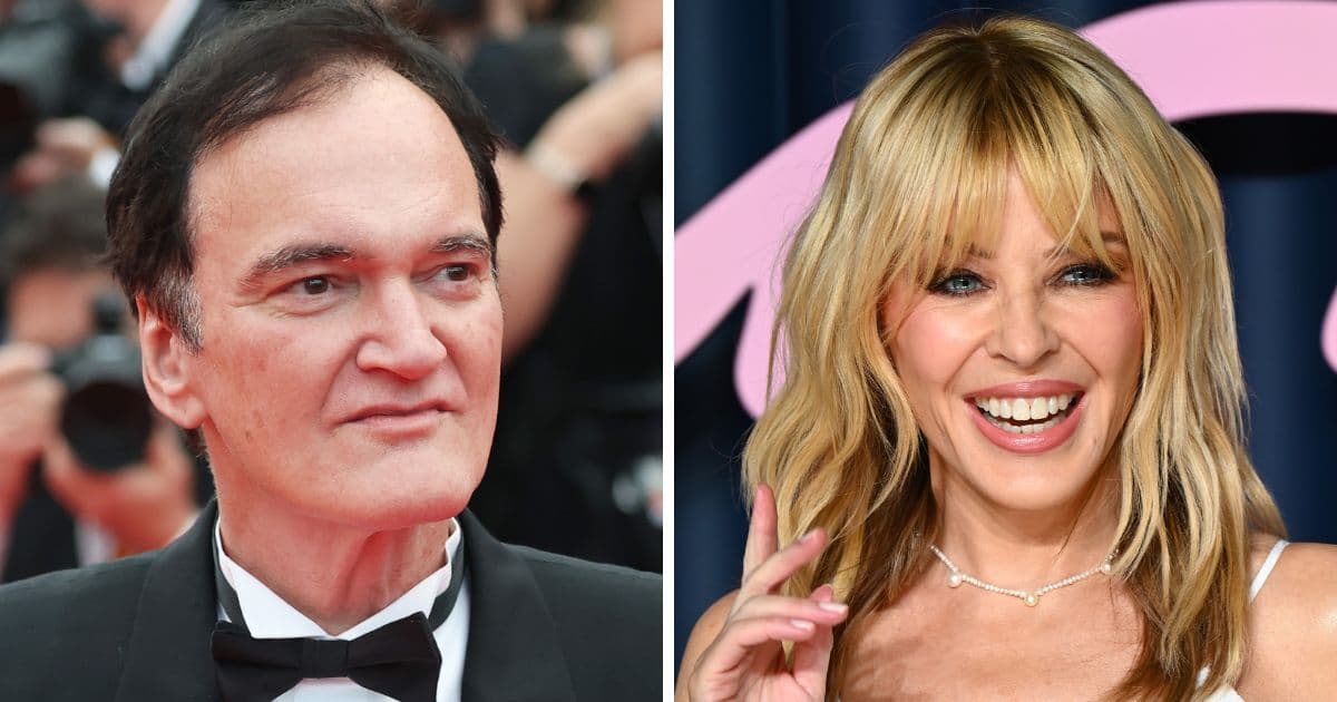 Quentin Tarantino regresa a la actuación con Kylie Minogue en la inesperada película Tangled Up in Blue, dando mucho de qué hablar.