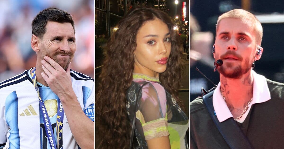 La cantante Danna compartió su experiencia al presenciar la final del Mundial de Fútbol junto a Messi y Justin Bieber.