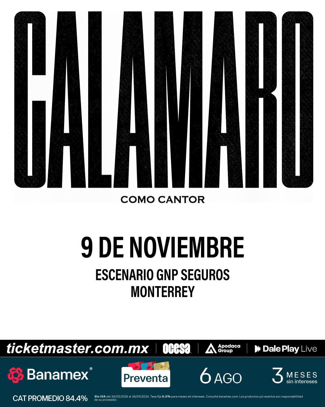 Concierto Andrés Calamaro en Monterrey