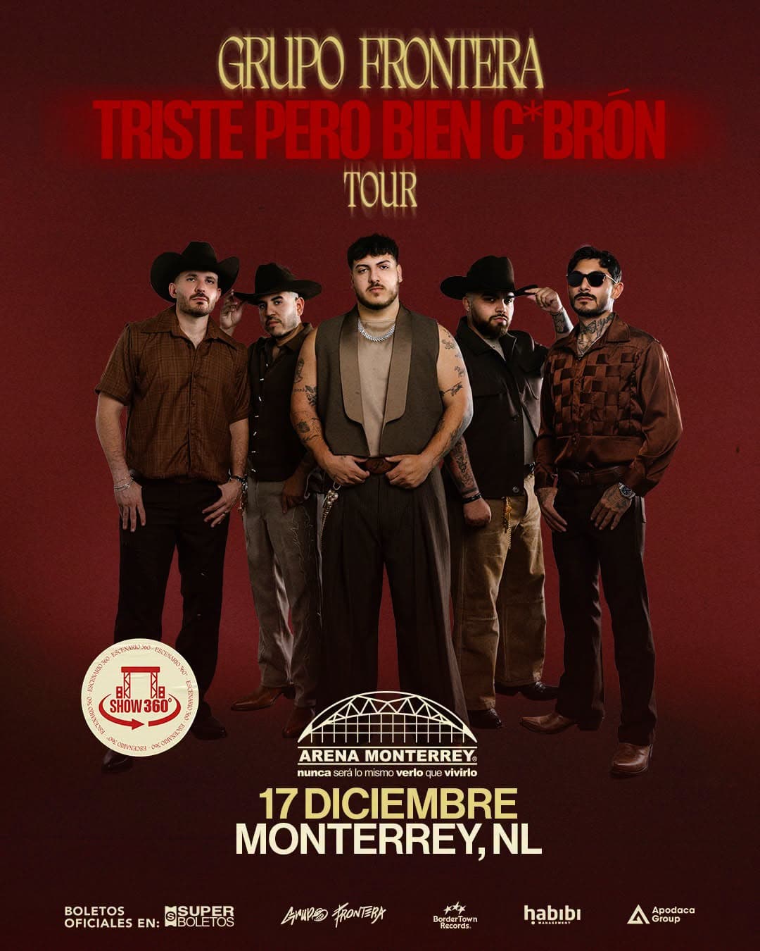 Concierto Grupo Frontera en Monterrey