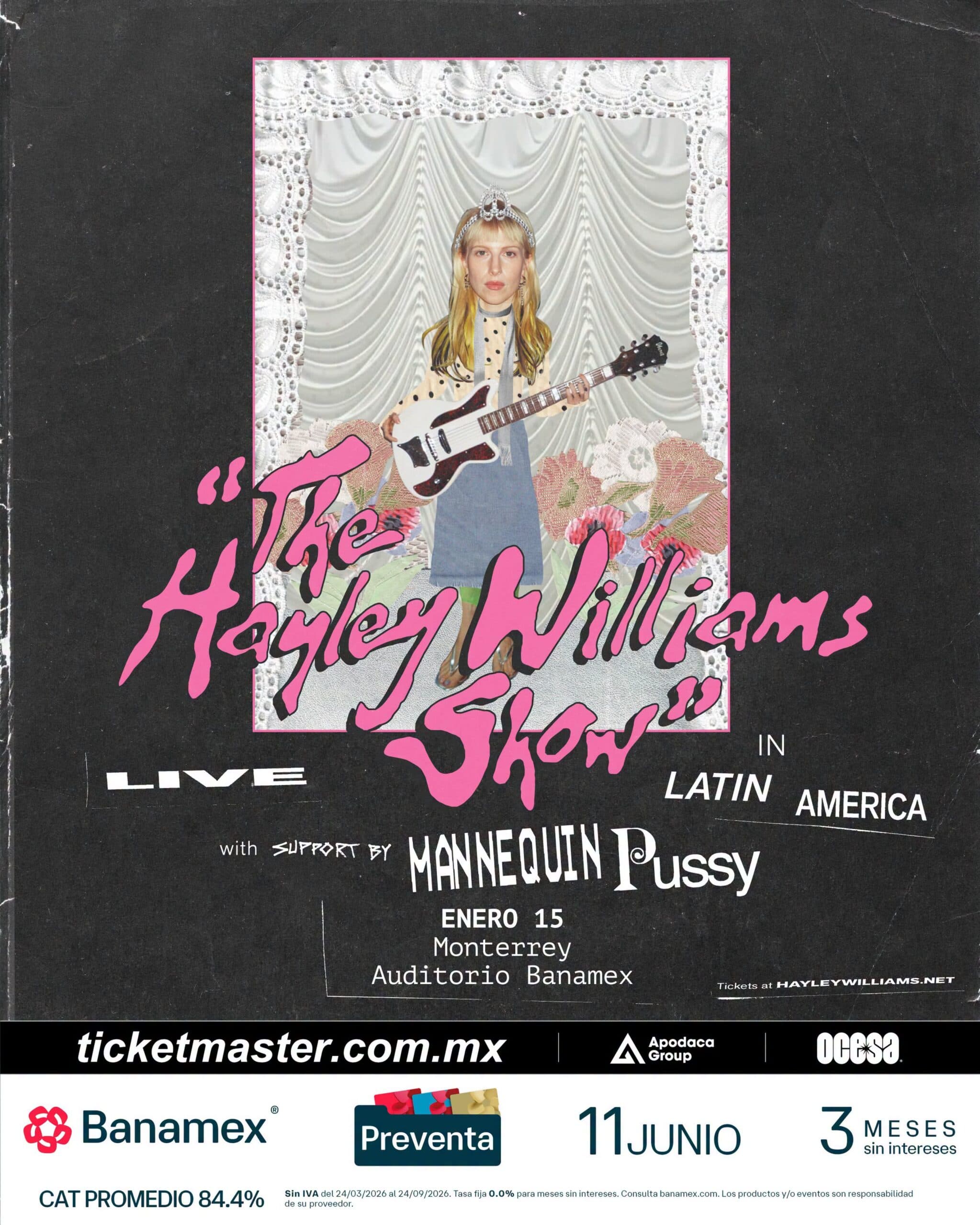Concierto Hayley Williams en Monterrey
