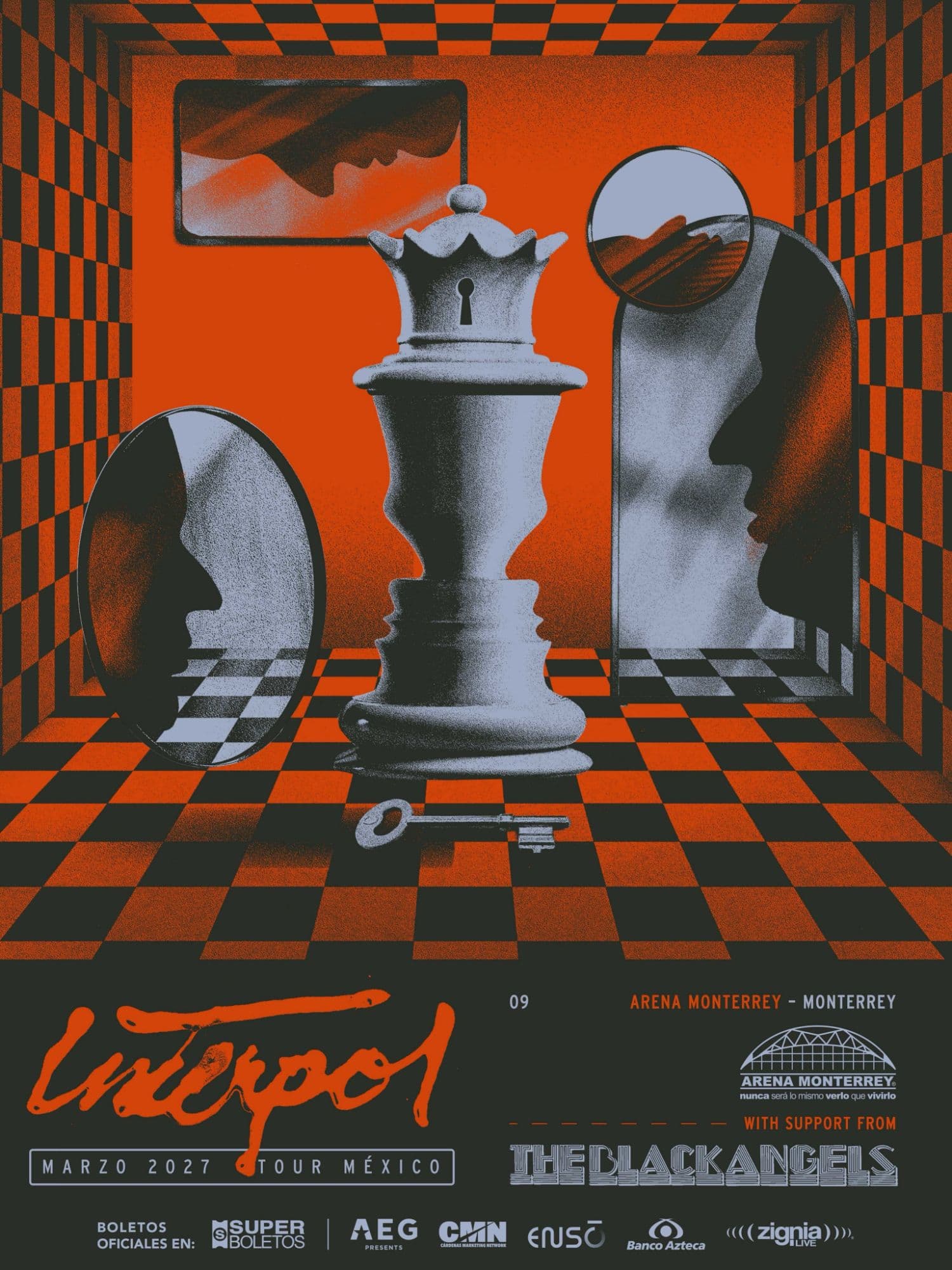 Concierto Interpol en Monterrey