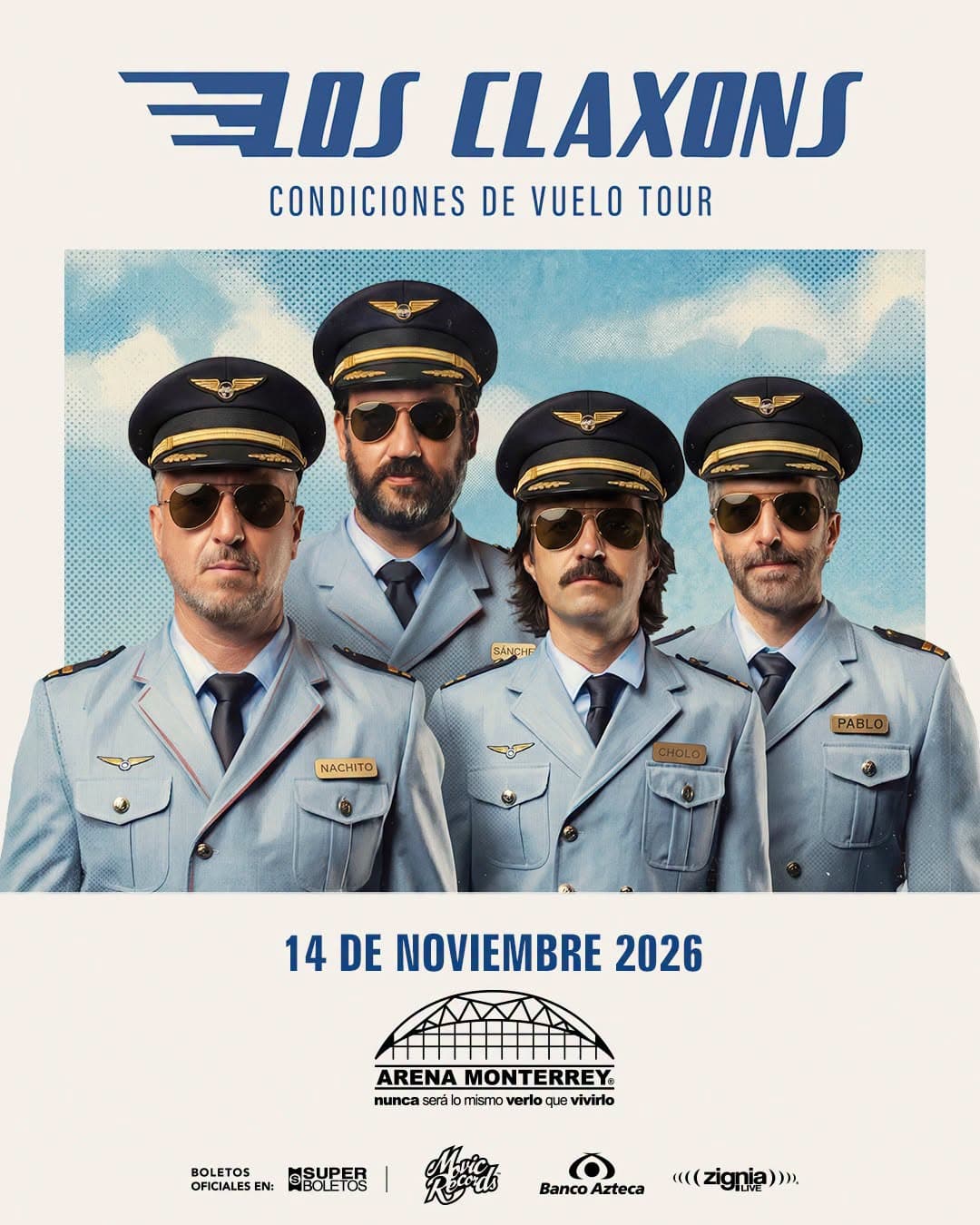 Concierto Los Claxons en Monterrey
