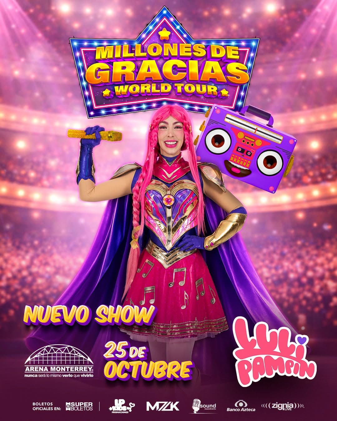 Concierto Luli Pampín en Monterrey