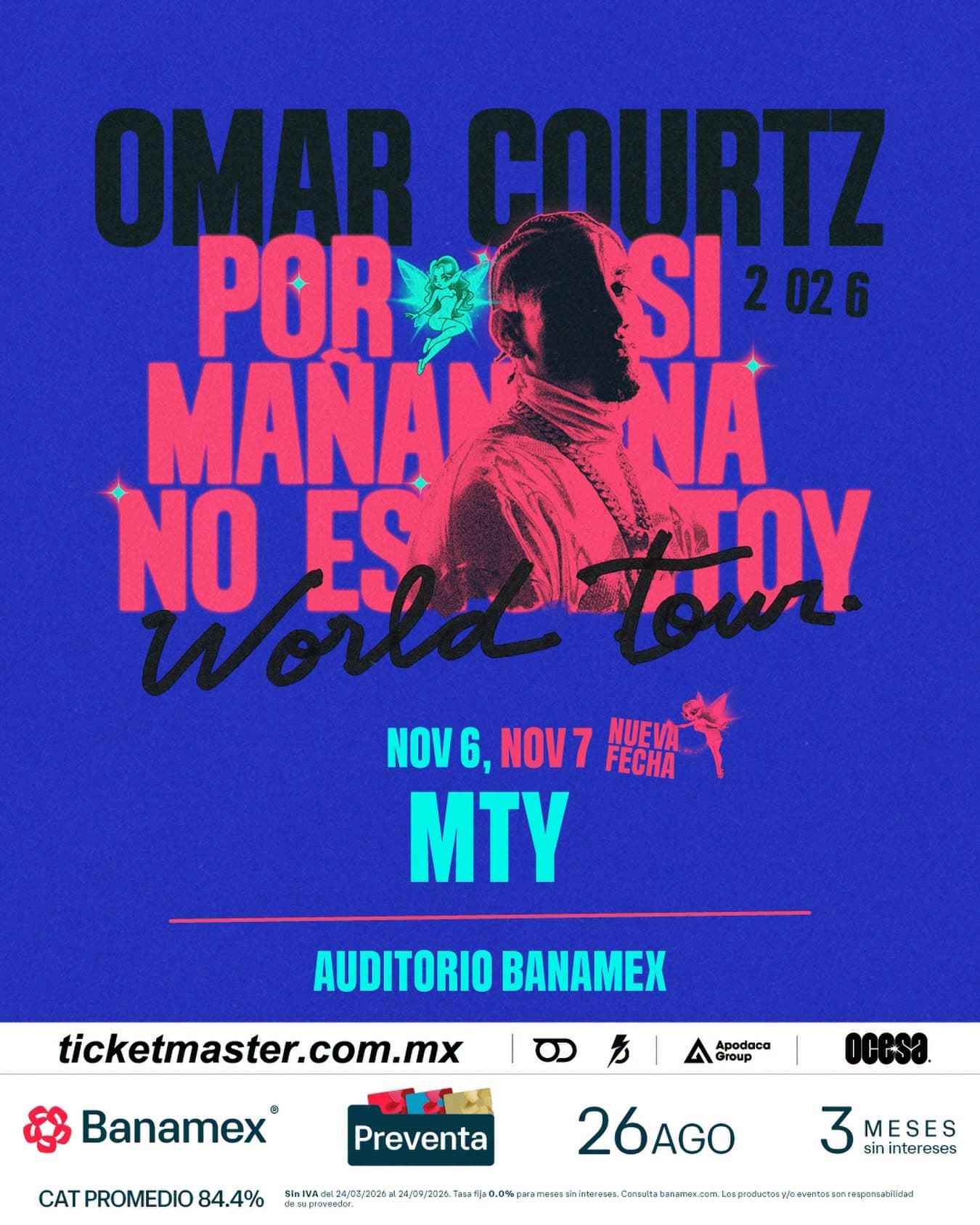 Concierto Omar Courtz en Monterrey