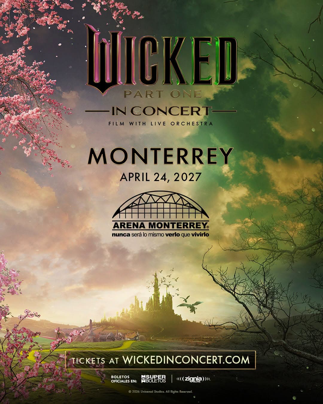 Concierto Wicked: Part One in Concert en Monterrey