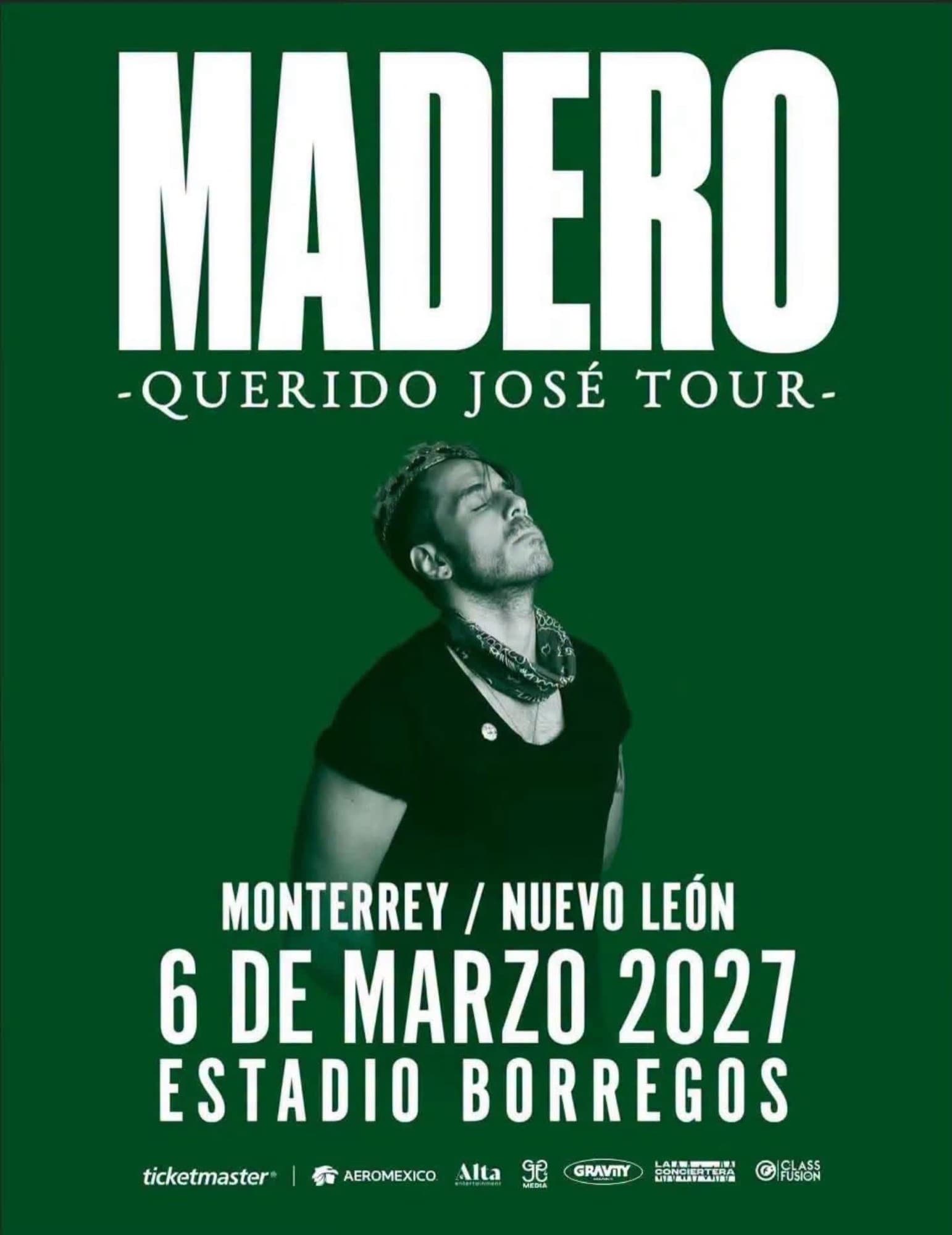 Concierto José Madero en Monterrey