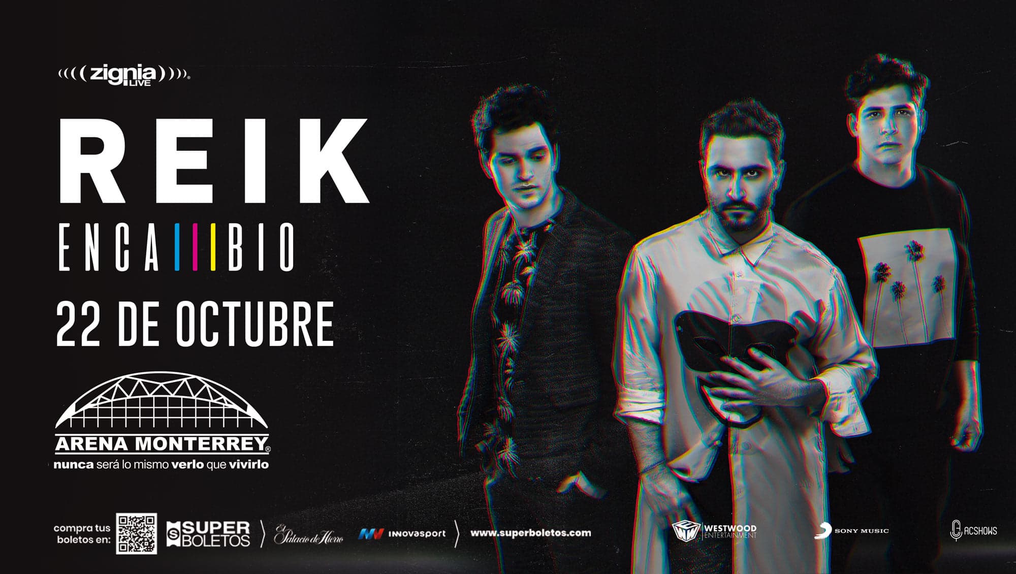 reik en monterrey 2021 arena monterrey