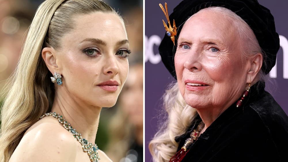 Amanda Seyfried compartió que aprendió el álbum 'Blue' de Joni Mitchell para un biopic que finalmente no se realizó.