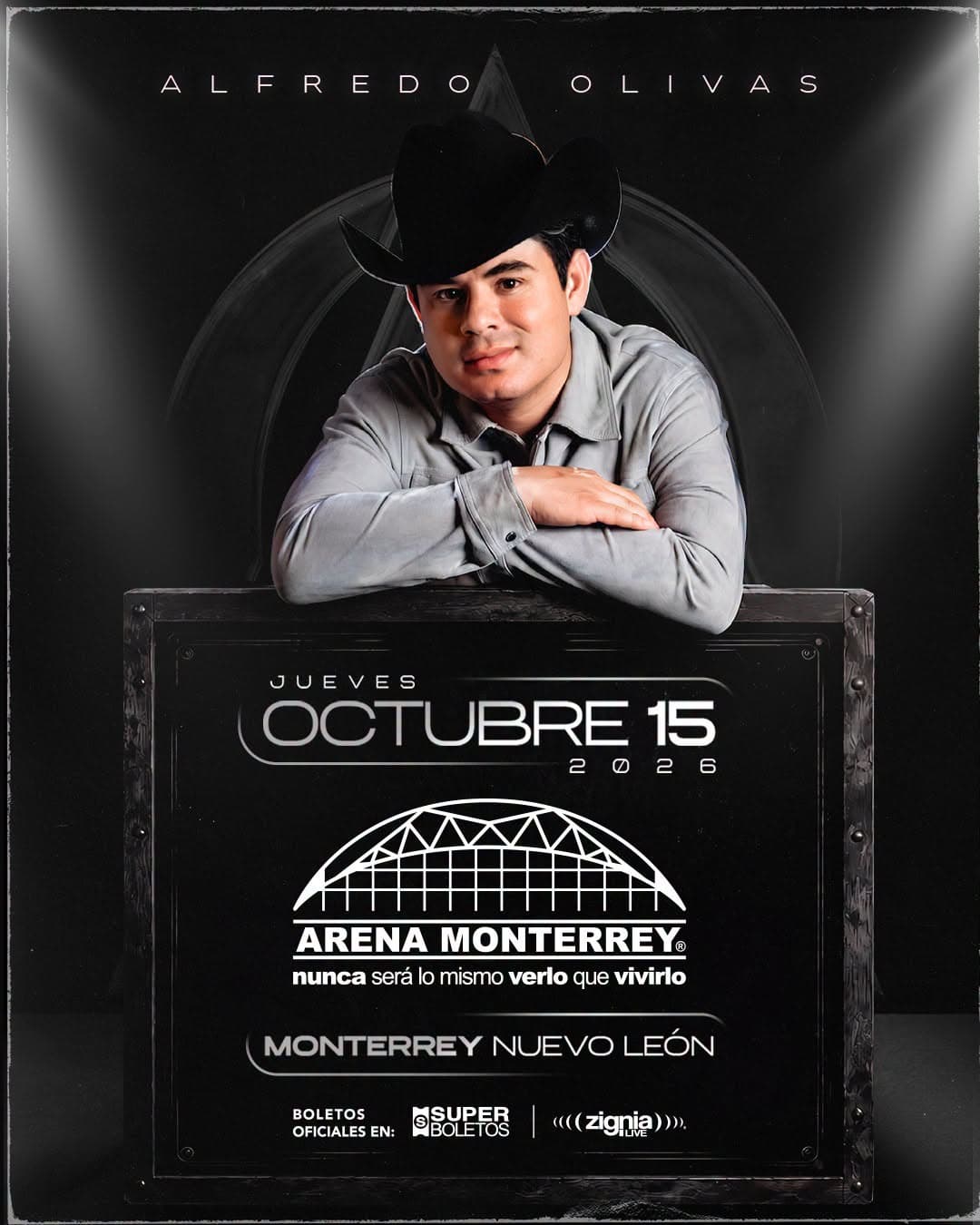 Concierto de Alfredo Olivas en Arena Monterrey