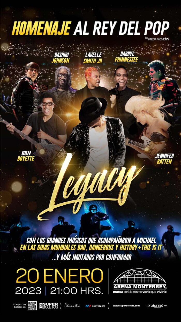 Legacy-homenaje al rey del pop arena monterrey