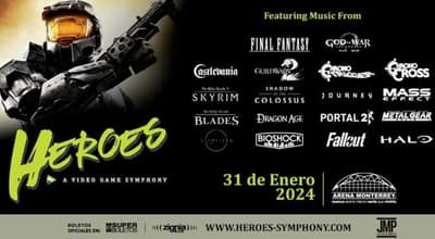 ¡Heroes: A Videogame Symphony en Monterrey!
