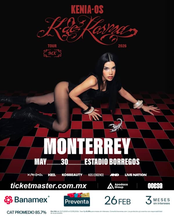 Concierto Kenia Os en Monterrey