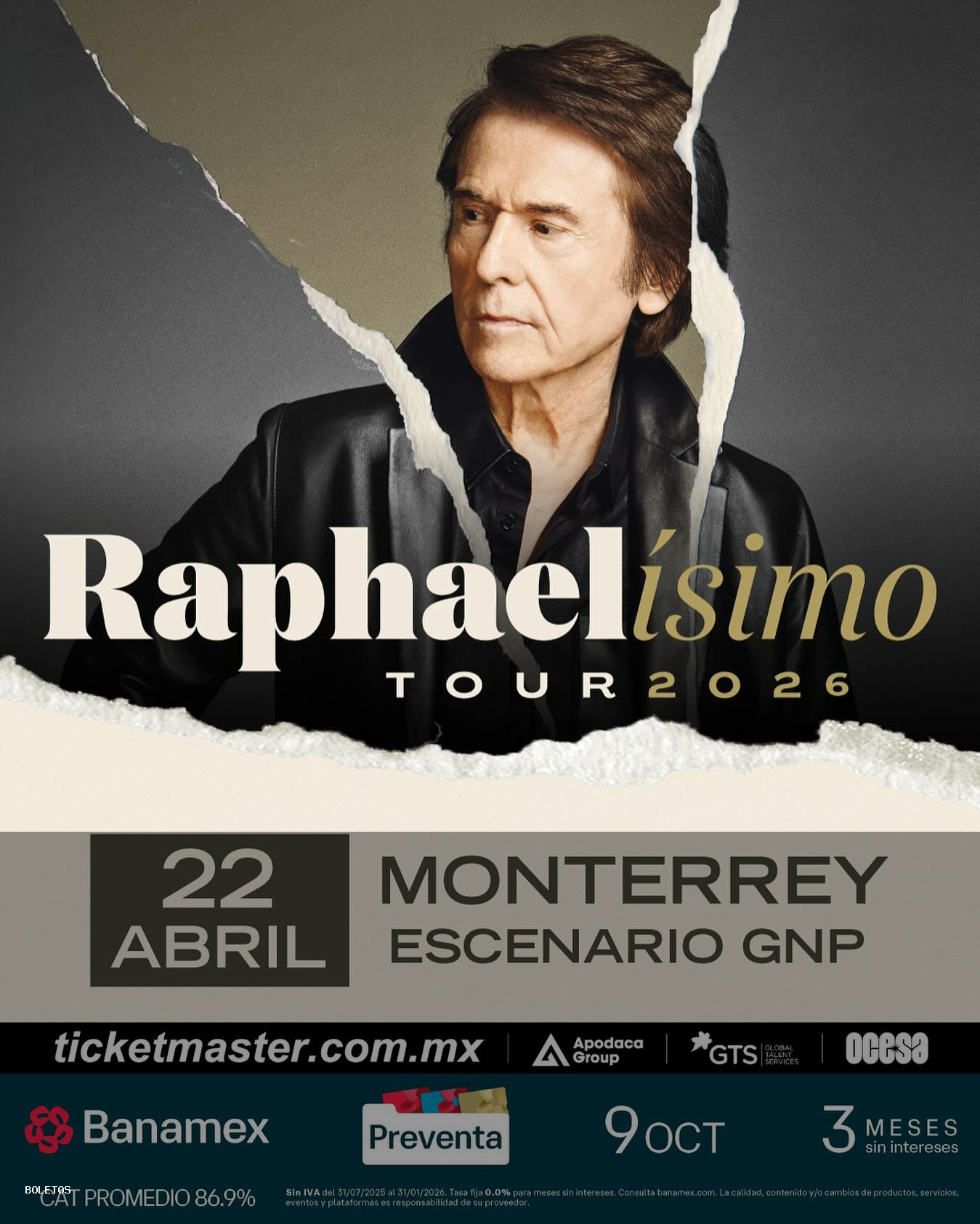 Raphael promete una velada mágica que trascenderá generaciones en ...