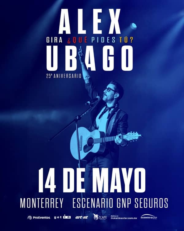 Concierto Alex Ubago en Monterrey