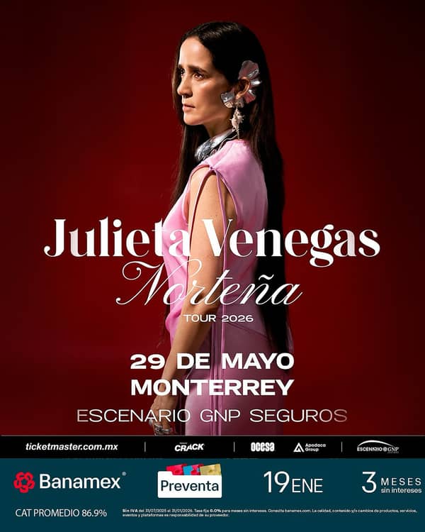 Concierto Julieta Venegas en Monterrey