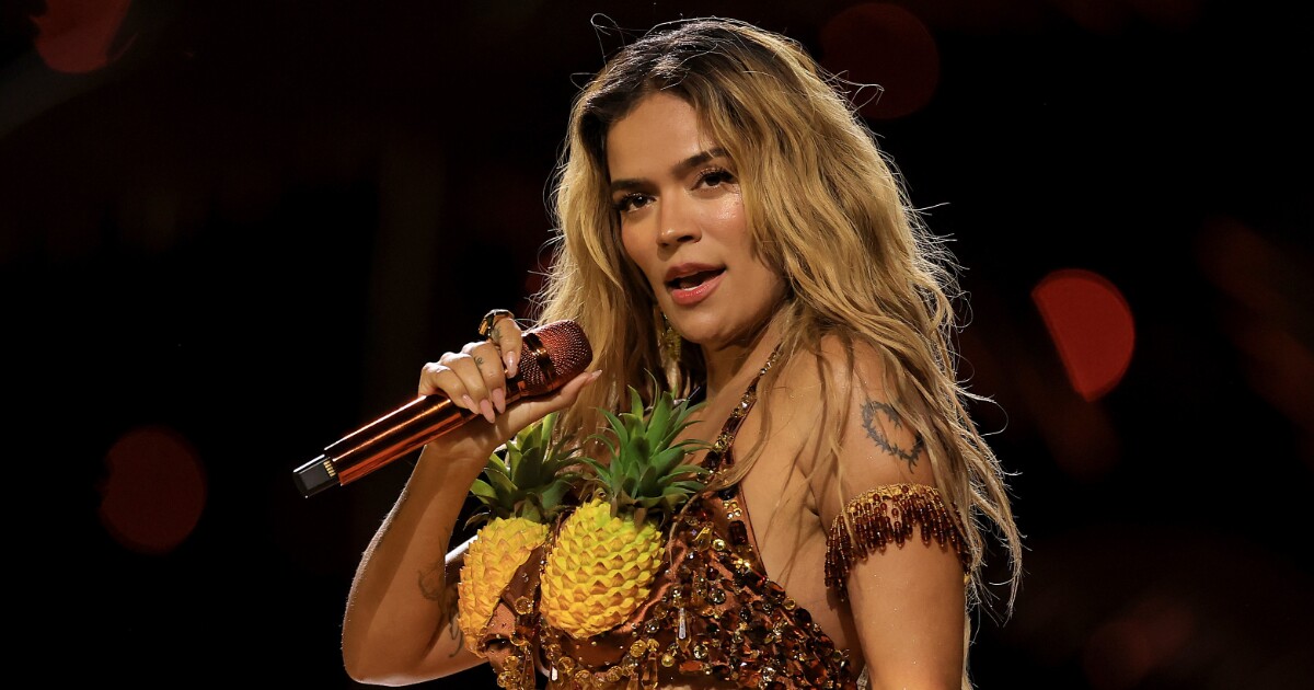 Karoll Karol G, cantante colombiana, cierra Coachella con invitados especiales ...