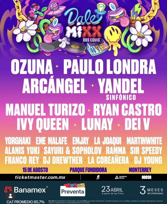 Poster Lineup Dale Mixx 2026