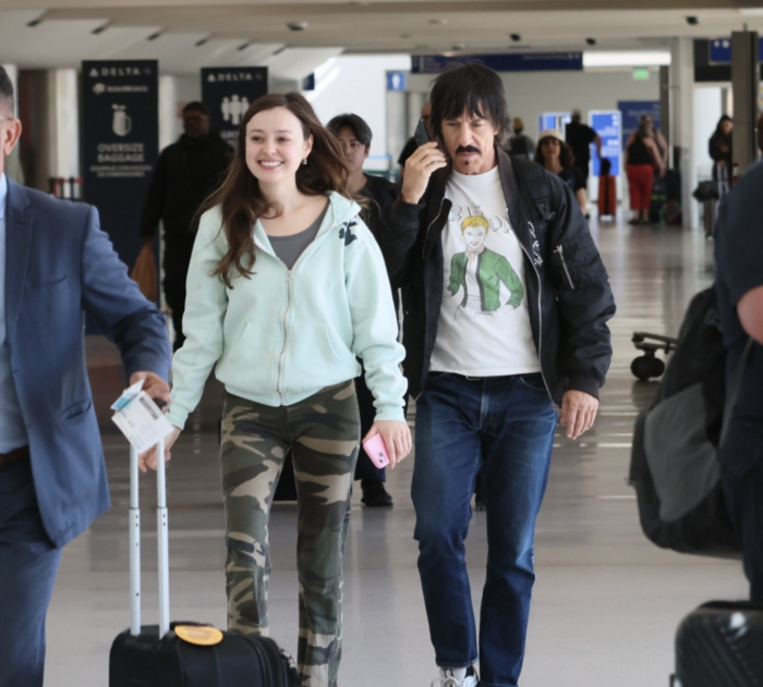 Eileen Kelly y Anthony Kiedis