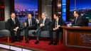 Stephen Colbert, Jimmy Kimmel, Seth Meyers y otros analizan la influencia de Donald Trump en la televisión nocturna.