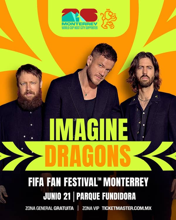 Concierto Imagine Dragons en Monterrey