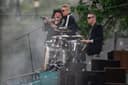 La emblemática banda U2 sorprendió a sus fans al grabar en la Plaza Santo Domingo de la CDMX.