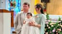El boxeador mexicano Saúl Canelo Álvarez festejó el bautizo de su hija Eva Victoria, con actuaciones musicales destacadas.