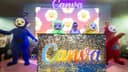 Los Teletubbies hicieron una aparición especial en la fiesta Canva Beach Pride durante el festival Cannes Lions.