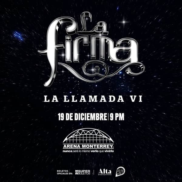 Concierto La Firma en Monterrey