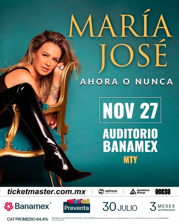 Concierto María José en Monterrey