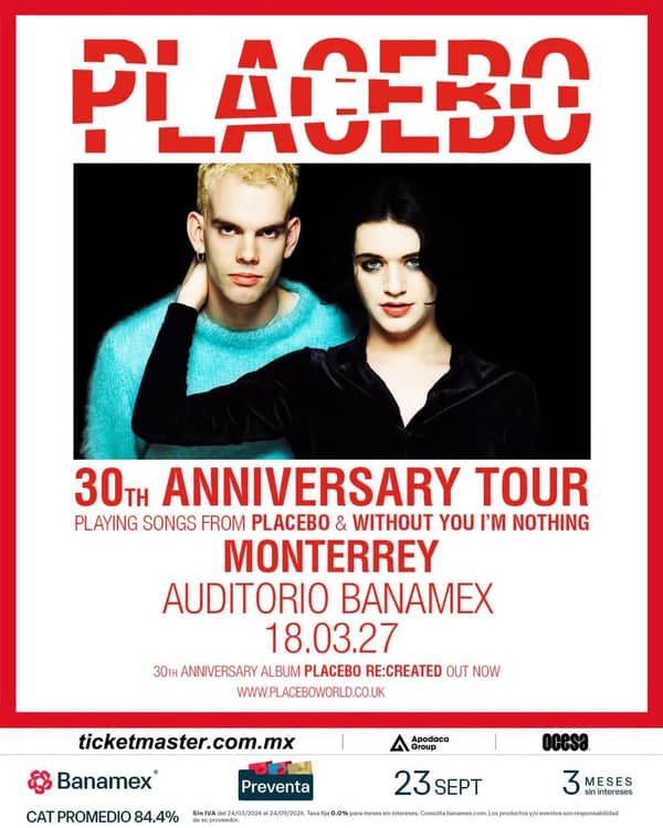 Concierto Placebo en Monterrey