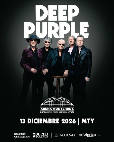 Concierto Deep Purple en Monterrey