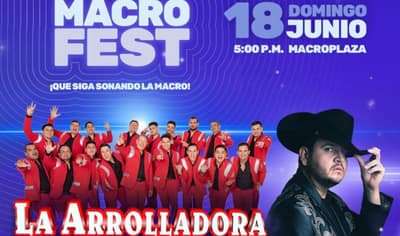 ¡Se viene un Macrofest más! La Arrolladora, Edén Muñoz y La Casetera