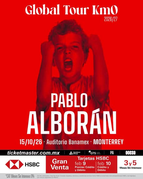 Concierto Pablo Alborán en Monterrey