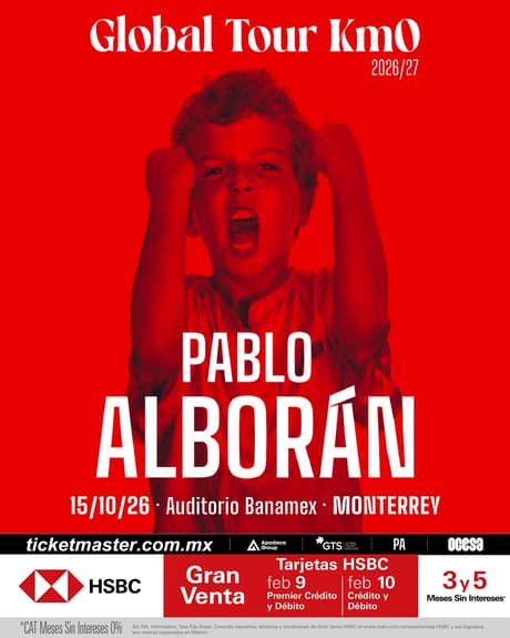 Concierto Pablo Alborán en Monterrey