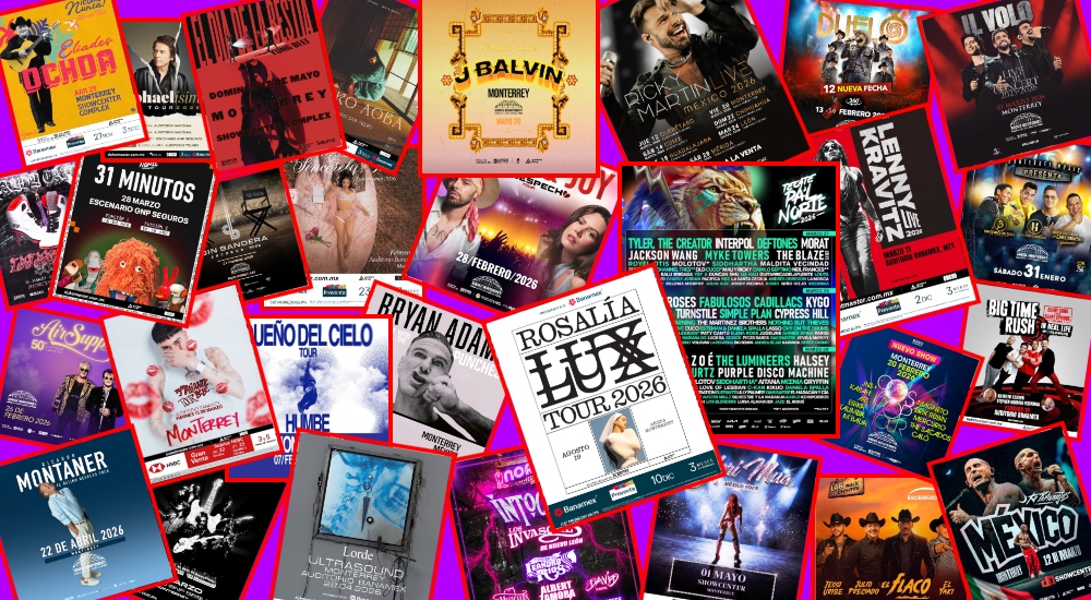 boletos conciertos en monterrey 2026