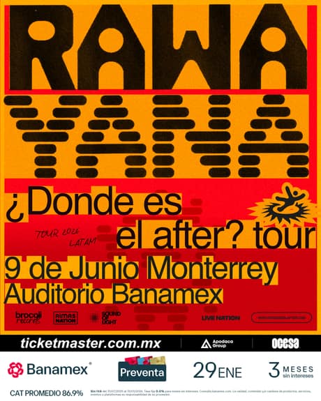 Concierto Rawayana en Monterrey