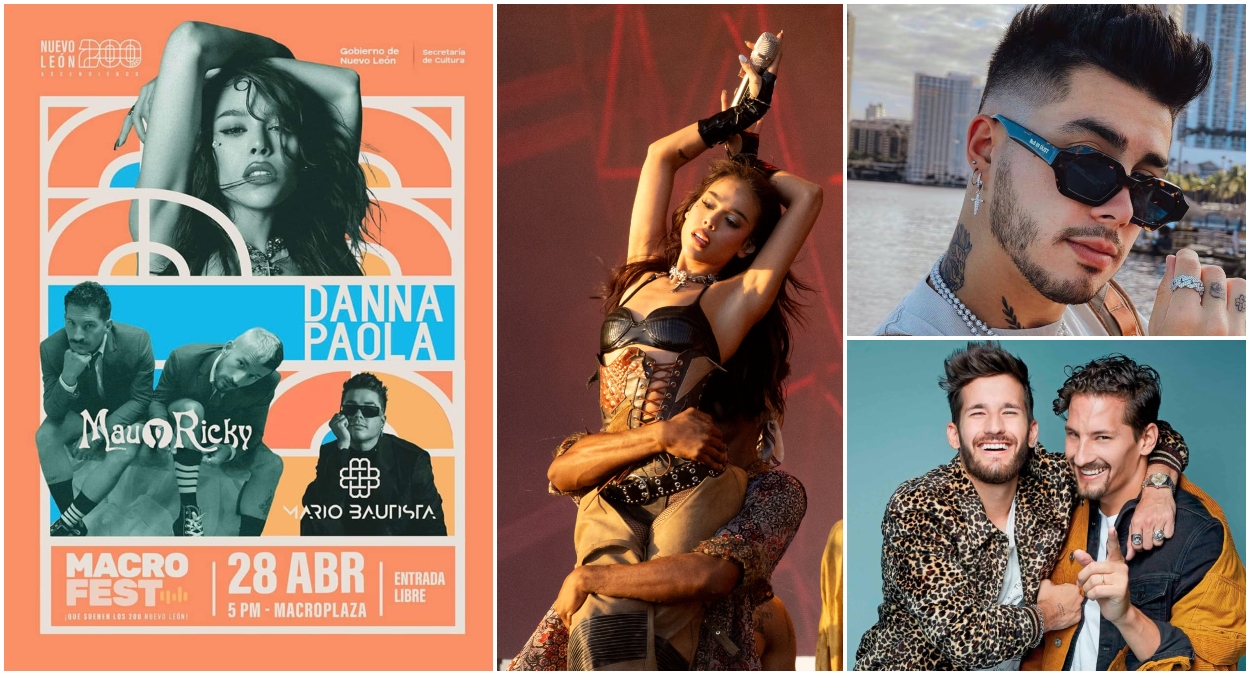 danna en monterrey macrofest macro fest mario bautista mau y ricky