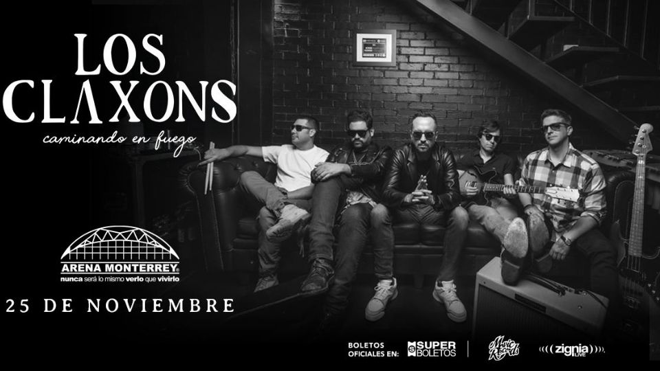 Anuncian concierto de Los Claxons en Monterrey