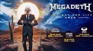 La leyenda del thrash metal, Megadeth, hará vibrar a la Arena Monterrey con su potencia inigualable