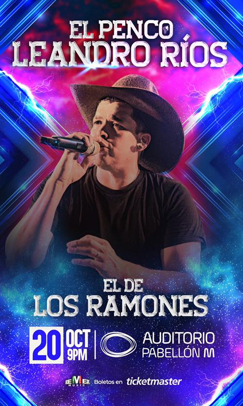 leandro rios en monterrey auditorio pabellon m