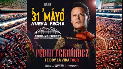 Regresará a Monterrey Pedro Fernández