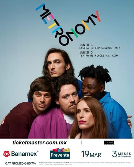 Concierto Metronomy en Monterrey