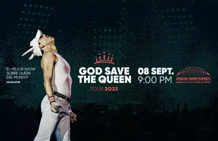 god save the queen arena monterrey 2022